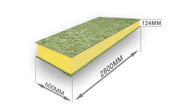 2800 х 600 х 124